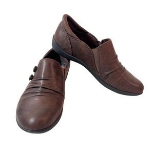 Baretraps Naydia Casual Slip On Loafers Brush Brown Womens New